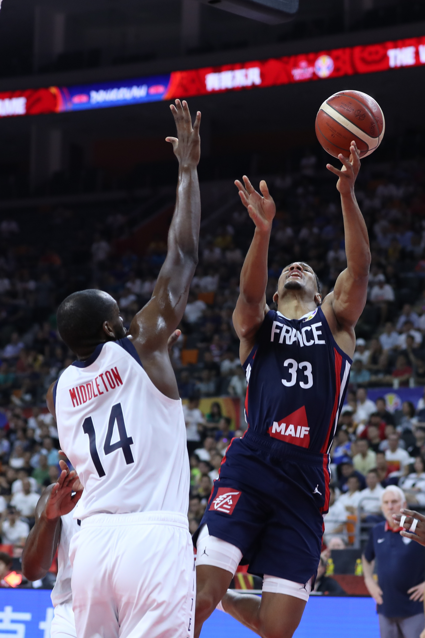Coupe du monde de basketball 2019 - Quart de finale - Match Etats Unis vs France